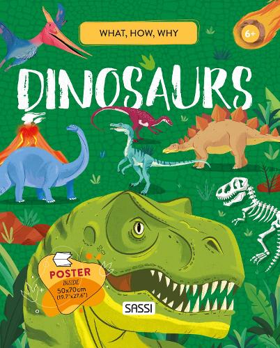 Паперова книга «What, How, Why. Dinosaurs», автор Джулія Пезавенто - фото №1