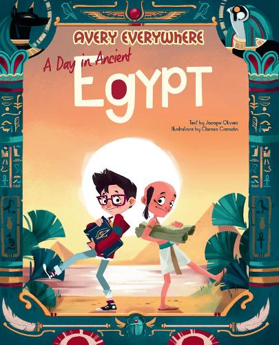 Бумажная книга «A Day in Ancient Egypt: Avery Everywhere», автор Якопо Оливьери - фото №1
