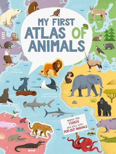 Паперова книга «My First Atlas of the Animals», автор Кристина Банфі - фото №1