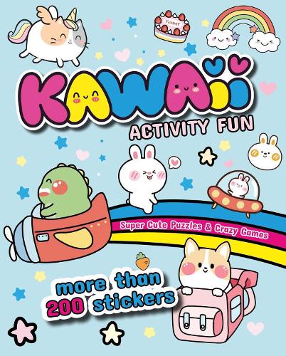 Бумажная книга «Kawaii Activity Fun: Super Cute Puzzles & Crazy Games: With more than 200 stickers» - фото №1