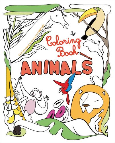 Бумажная книга «Animals: Coloring Book» - фото №1