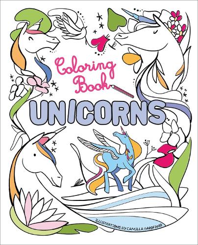 Бумажная книга «Unicorns: Coloring Book» - фото №1