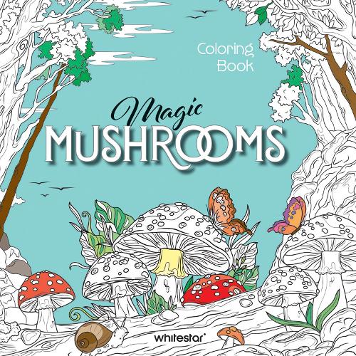 Бумажная книга «Magic Mushrooms Colouring Book» - фото №1
