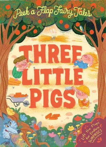 Бумажная книга «Peek a Flap Fairy Tales Three Little Pigs», автор Джемма Роман - фото №1