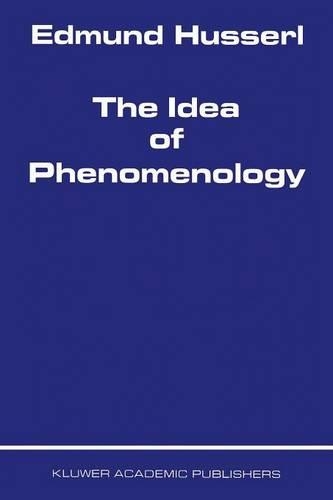 Бумажная книга «The Idea of Phenomenology», автор Эдмунд Гуссерль - фото №1