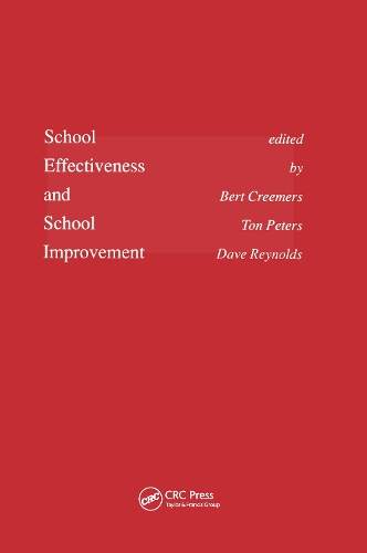 Паперова книга «School Effectiveness and School Improvement» - фото №1