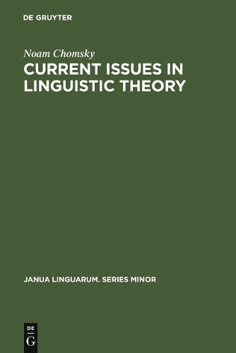 Бумажная книга «Current Issues in Linguistic Theory», автор Ноам Хомский - фото №1