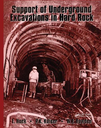 Бумажная книга «Support of Underground Excavations in Hard Rock», авторов Э. Хук, П.К. Кайзер, У.Ф. Боуден - фото №1