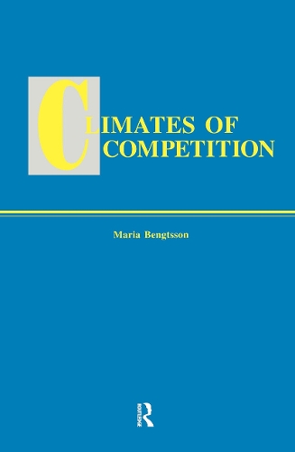 Бумажная книга «Climates of Global Competition», автор Мария Бенгтссон - фото №1