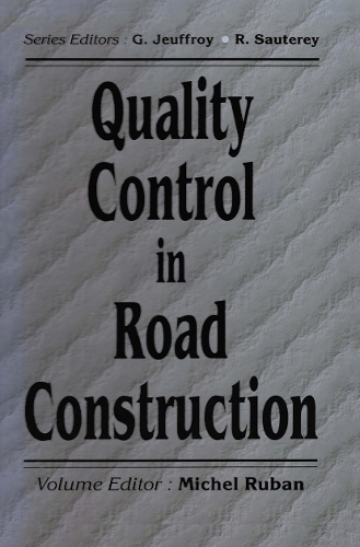 Паперова книга «Quality Control in Road Construction», автор Мішель Рубан - фото №1