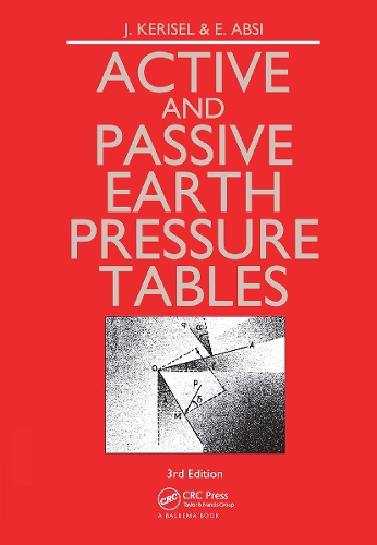Бумажная книга «Active and Passive Earth Pressure Tables», автор Э. Эбси - фото №1