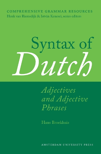 Бумажная книга «Syntax of Dutch: Adjectives and Adjective Phrases», автор Ханс Броехуис - фото №1