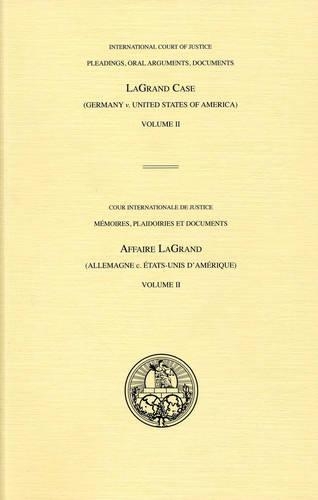 Паперова книга «Germany v. United States of America: Vol. 2», автор Міжнародний Суд ООН - фото №1