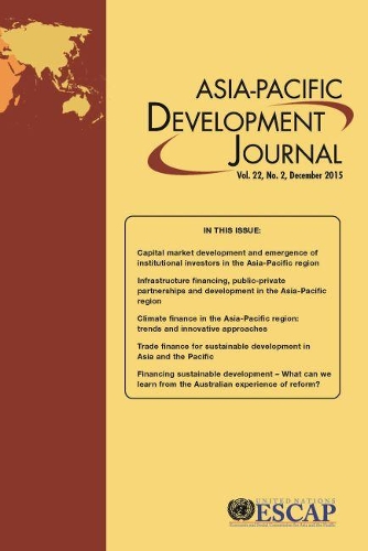 Бумажная книга «Asia-Pacific Development Journal, Volume 22, Number 2, December 2015», автор Экономическая и социальная комиссия Организации Объединенных Наций для Азии и Тихого океана - фото №1