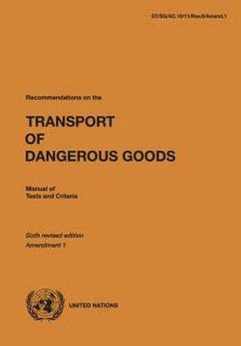 Паперова книга «Recommendations on the transport of dangerous goods: manual of tests and criteria, Amendment 1», автор Європейська економічна комісія ООН - фото №1
