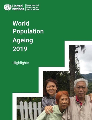 Паперова книга «World population ageing 2019 highlights», автор Департамент з економічних і соціальних питань ООН - фото №1