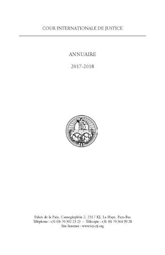 Бумажная книга «Yearbook of the International Court of Justice 2017-2018», автор Международный суд ООН - фото №1