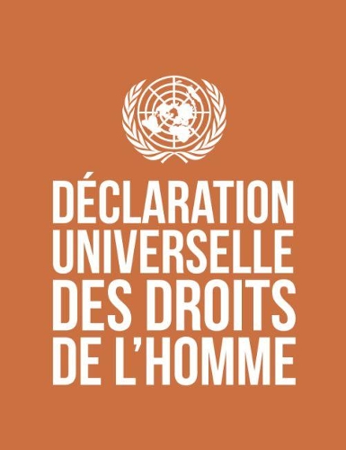 Паперова книга «Declaration Universelle des Droits de l'Homme», автор Департамент громадської інформації Організації Об'єднаних Націй - фото №1