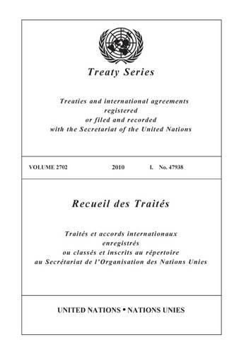 Бумажная книга «Treaty Series 2702», автор Управление по правовым вопросам ООН - фото №1