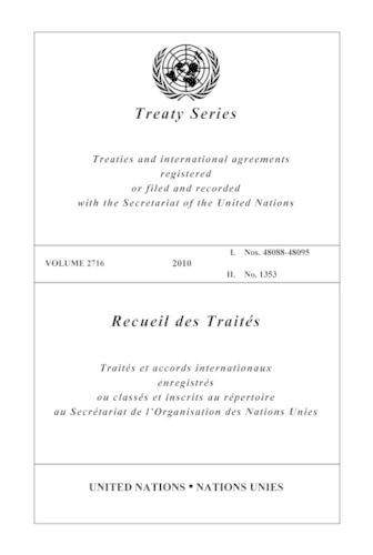 Бумажная книга «Treaty Series 2716», автор Управление ООН по правовым вопросам - фото №1