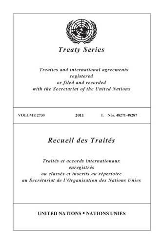Бумажная книга «Treaty Series 2730», автор Управление ООН по правовым вопросам - фото №1