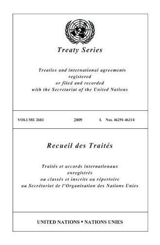 Бумажная книга «Treaty Series 2603», автор Управление по правовым вопросам ООН - фото №1