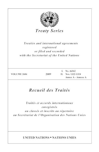 Бумажная книга «Treaty Series 2606», автор Управление по правовым вопросам ООН - фото №1