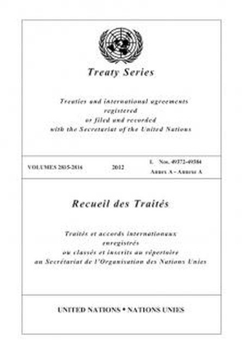 Бумажная книга «Treaty Series 2815 - 2816 (English/French Edition)», автор Управление ООН по правовым вопросам - фото №1