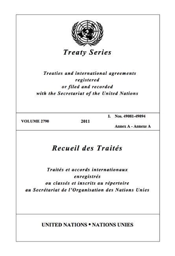 Паперова книга «Treaty Series 2790 (English/French Edition)», автор Управління ООН з правових питань - фото №1