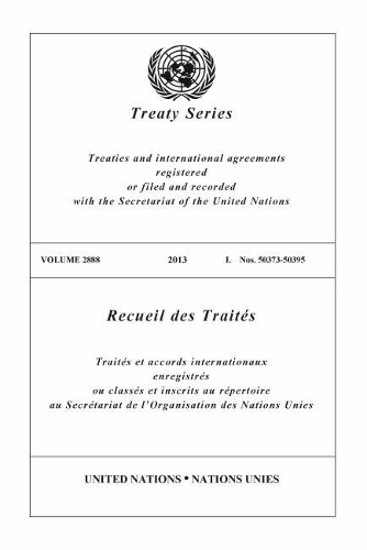 Бумажная книга «Treaty Series 2888 (English/French Edition)», автор Управление ООН по правовым вопросам - фото №1