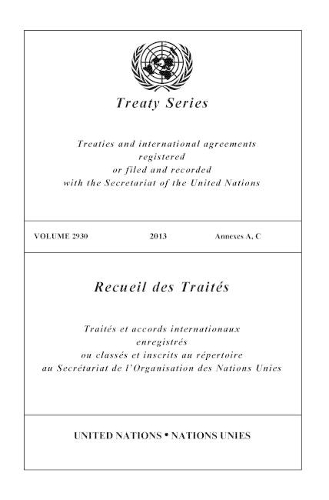 Бумажная книга «Treaty Series 2930 (English/French Edition)», автор Управление ООН по правовым вопросам - фото №1