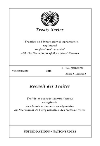 Паперова книга «Treaty Series 3039 (English/French Edition)», автор Управління ООН з правових питань - фото №1