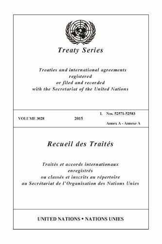 Паперова книга «Treaty Series 3028 (English/French Edition)», автор Управління ООН з правових питань - фото №1