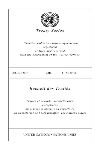 Паперова книга «Treaty Series 3047 (English/French Edition)», автор Управління ООН з правових питань - фото №1