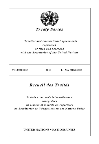 Паперова книга «Treaty Series 3057 (English/French Edition)», автор Управління ООН з правових питань - фото №1