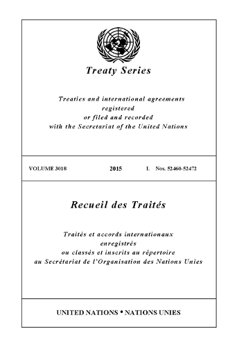 Паперова книга «Treaty Series 3018 (English/French Edition)», автор Управління ООН з правових питань - фото №1