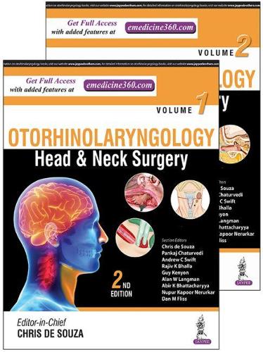 Паперова книга «Otorhinolaryngology- Head & Neck Surgery: Two Volume Set», автор Кріс де Соуза - фото №1