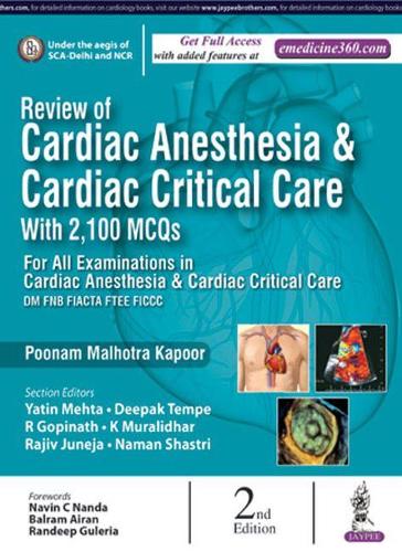 Бумажная книга «Review of Cardiac Anesthesia & Cardiac Critical Care: with 2100 MCQs», автор Пунам Мальхотра Капур - фото №1