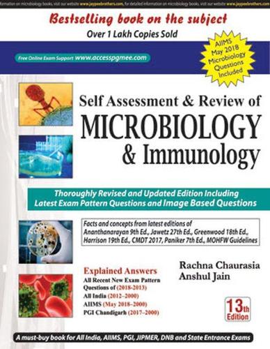 Бумажная книга «Self Assessment & Review of Microbiology & Immunology», авторов Аншул Джайн, Рачна Чаурасия - фото №1