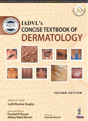Паперова книга «IADVL's Concise Textbook of Dermatology», авторів Абхай Мані Мартін, Лаліт Кумар Гупта, Паскаль Д'Соуза - фото №1