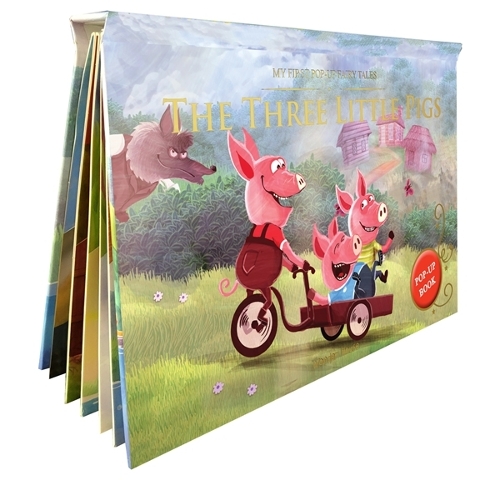 Paper book «My First Pop-Up Fairy Tales: Three Little Pigs Pop Up Books for Children», author Wonder House Books - фото №1