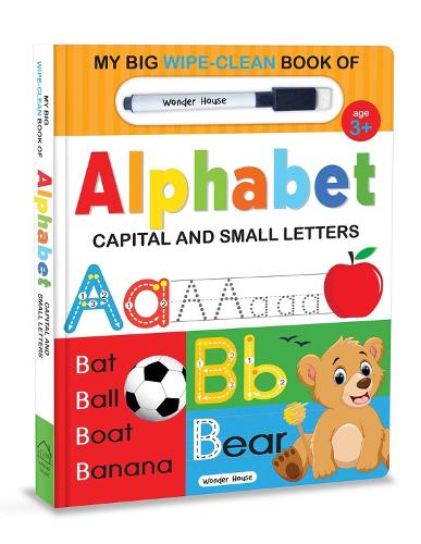 Paper book «My Big Wipe And Clean Book of Alphabet Capital And Small Letters», author Wonder House Books - фото №1