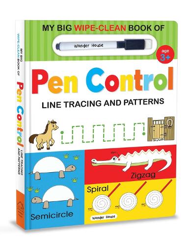 Paper book «My Big Wipe and Clean Book of Pen Control for Kids Line Tracing and Patterns», author Wonder House Books - фото №1