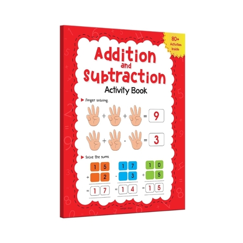 Paper book «Addition and Subtraction Activity Book for Children: 80+ Activities Inside», author Wonder House Books - фото №1