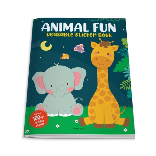 Paper book «Animal Fun Reusable Sticker Book for Children», author Wonder House Books - фото №1
