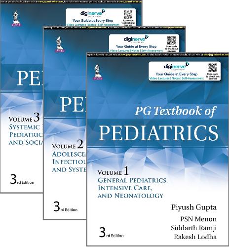 Бумажная книга «PG Textbook of Pediatrics: Three Volume Set», авторов ПСН Менон, Пиюш Гупта, Ракеш Лодха, Сиддарт Рамджи - фото №1