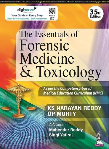 Бумажная книга «The Essentials of Forensic Medicine & Toxicology», авторов К.С. Нараян Редди, ОП Мурти - фото №1