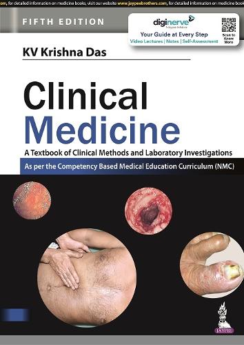 Паперова книга «Clinical Medicine: A Textbook of Clinical Methods and Laboratory Investigations», автор К. В. Крішна Дас - фото №1