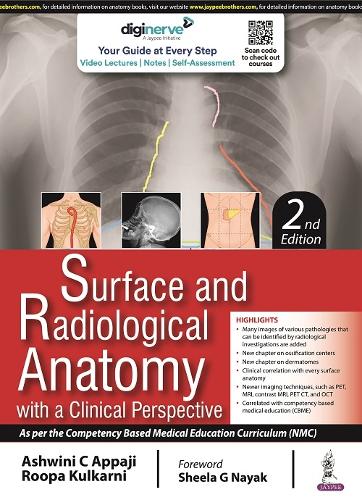 Бумажная книга «Surface and Radiological Anatomy: With a Clinical Perspective», авторов Ашвини С Аппаджи, Рупа Кулкарни - фото №1