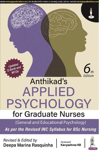 Паперова книга «Anthikad's Applied Psychology for Graduate Nurses (General and Educational Psychology)», автор Діпа Марина Раскуінья - фото №1